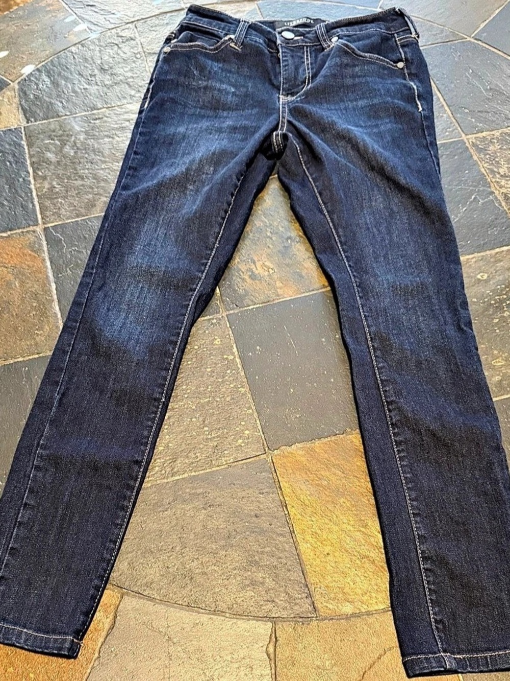 Liverpool Abby Skinny Petite Waist 0/25 Blue Skinny Jeans